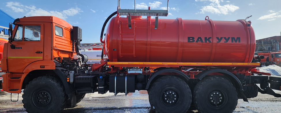 Автоцистерна вакуумная 4671М2-40 (МВ-10) на шасси КамАЗ 43118-48